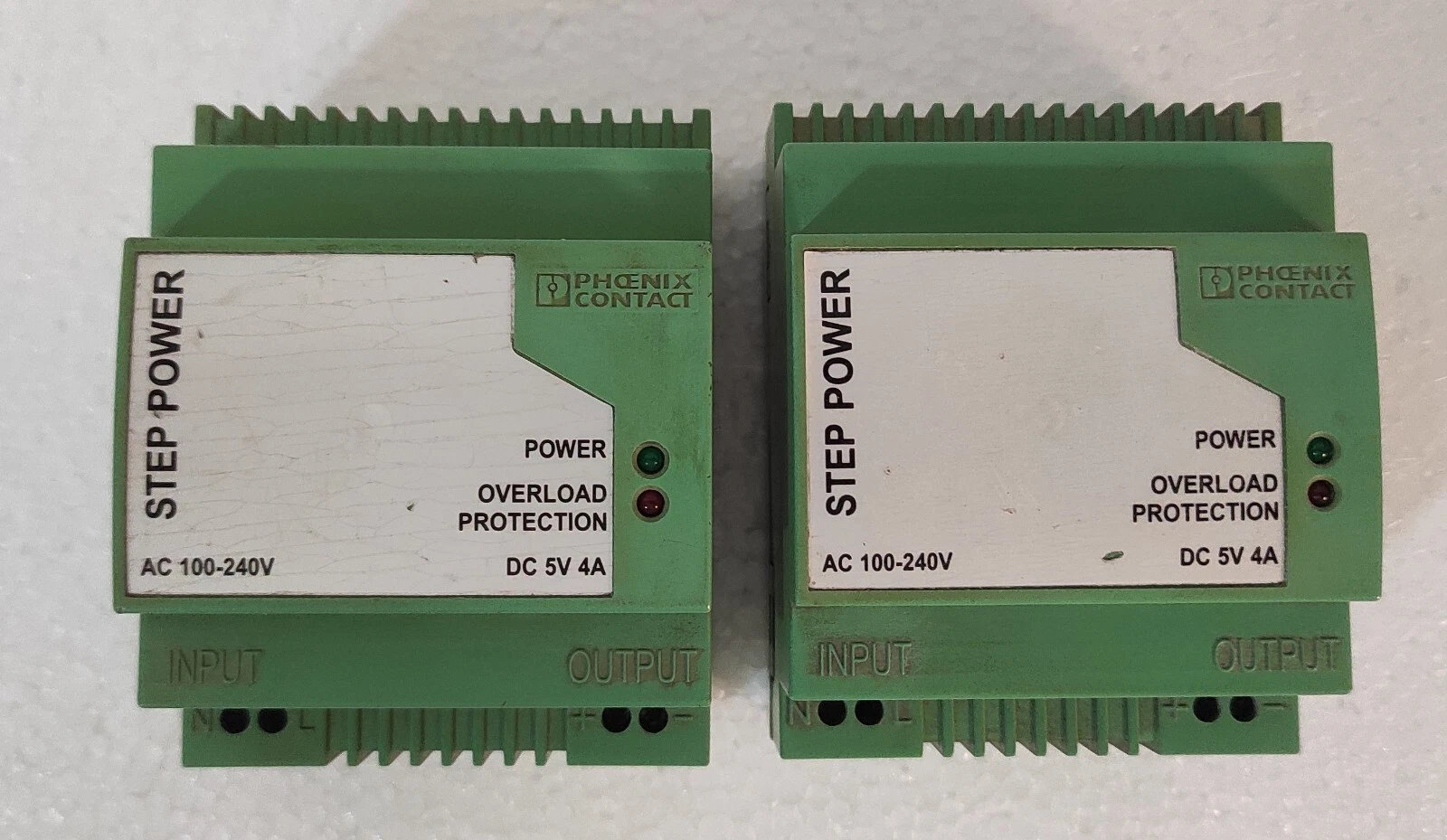 Phoenix Contact STEP-PS-100-240AC/5DC/4 Power Supply - 100-240V Lot of 02 Pcs